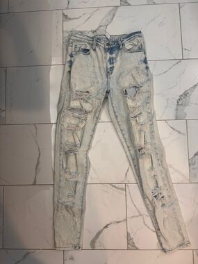 KanCan Light Blue Distressed Skinny Jeans